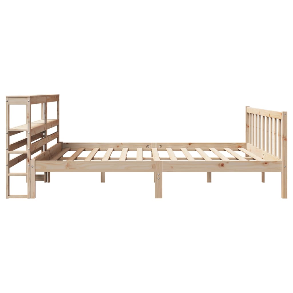 Bed Frame without Mattress 180x200 cm Super King Solid Wood Pine