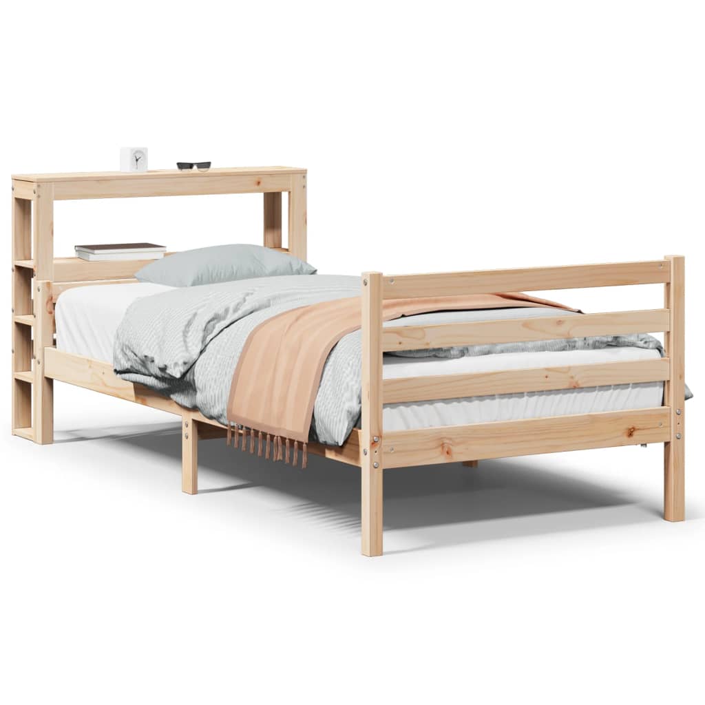 Bed Frame with Headboard without Mattress 90x200 cm