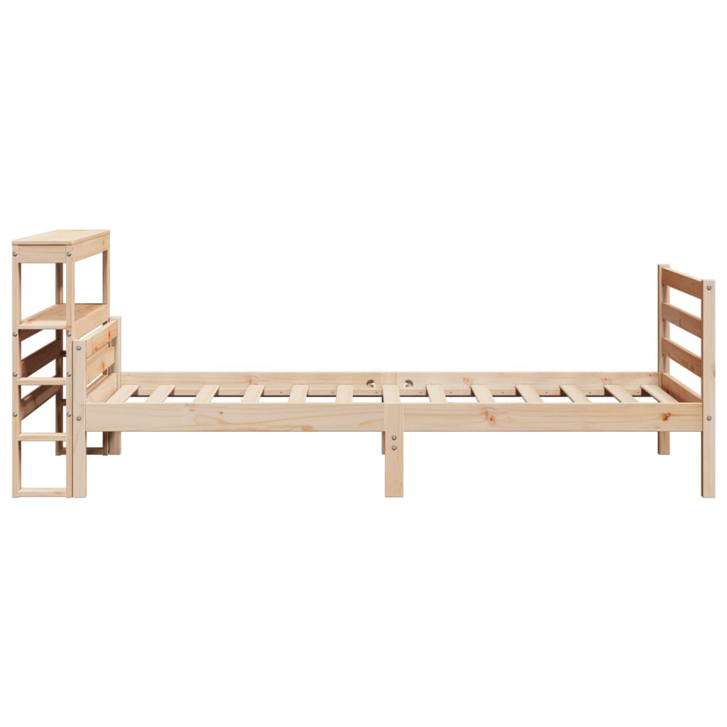 Bed Frame with Headboard without Mattress 100x200 cm