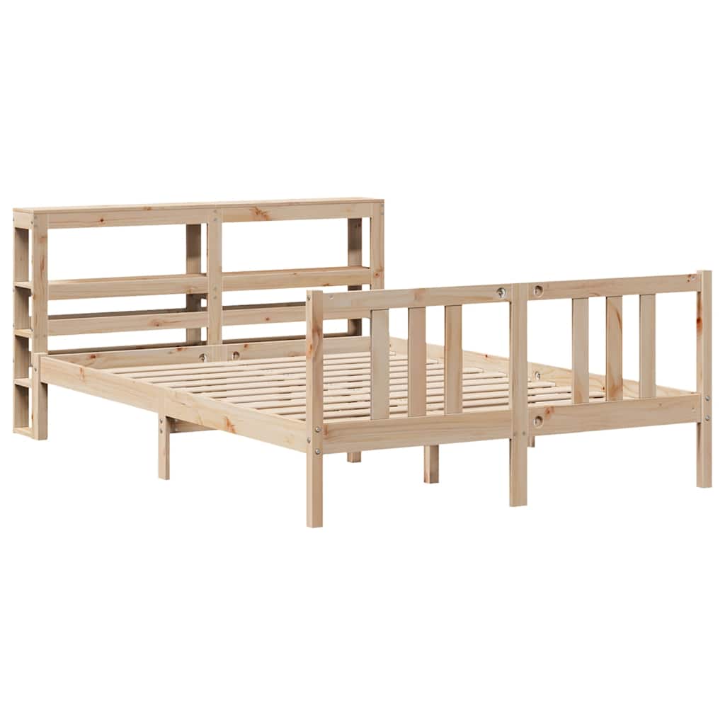 Bed Frame with Headboard without Mattress 120x200 cm
