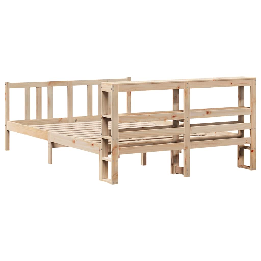 Bed Frame with Headboard without Mattress 120x200 cm