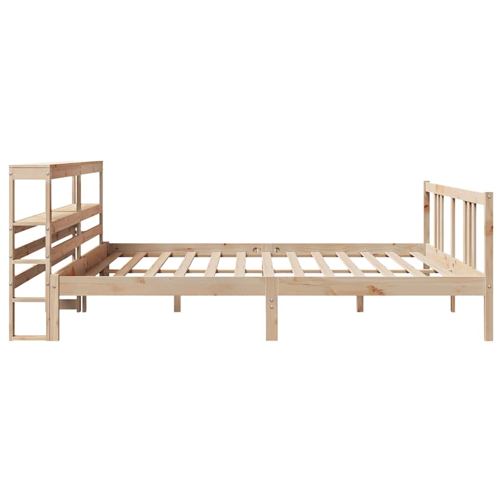 Bed Frame with Headboard without Mattress 180x200 cm Super King