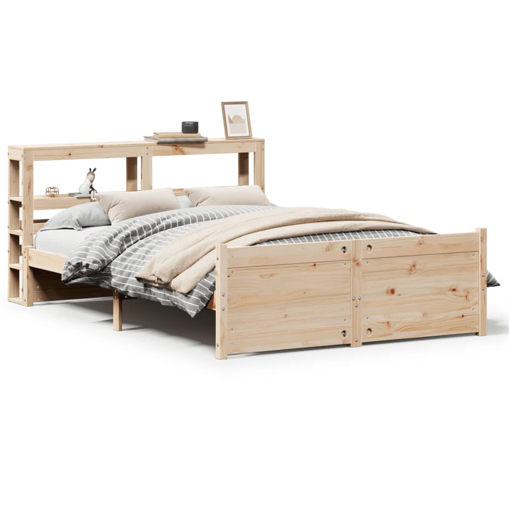 Bed Frame with Headboard without Mattress 120x190 cm Small Double