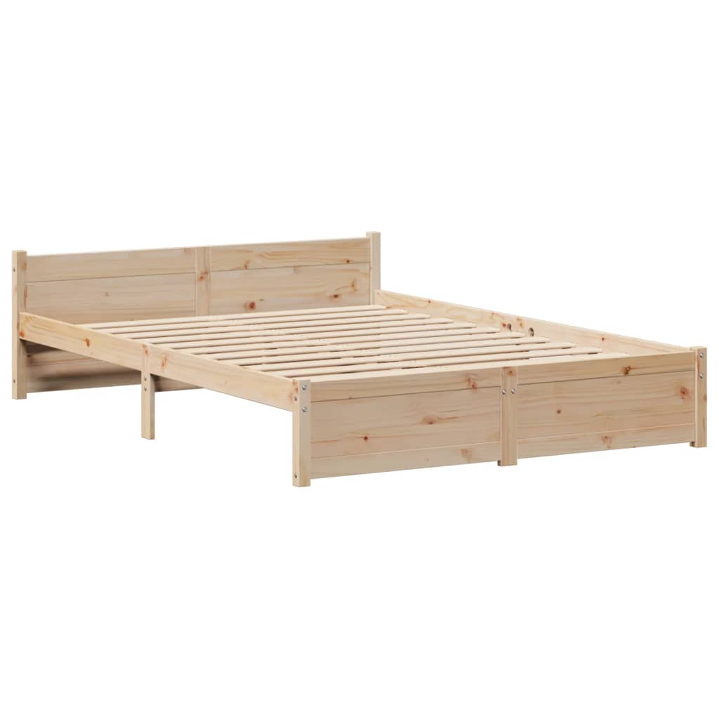 Bed Frame with Headboard without Mattress 160x200 cm