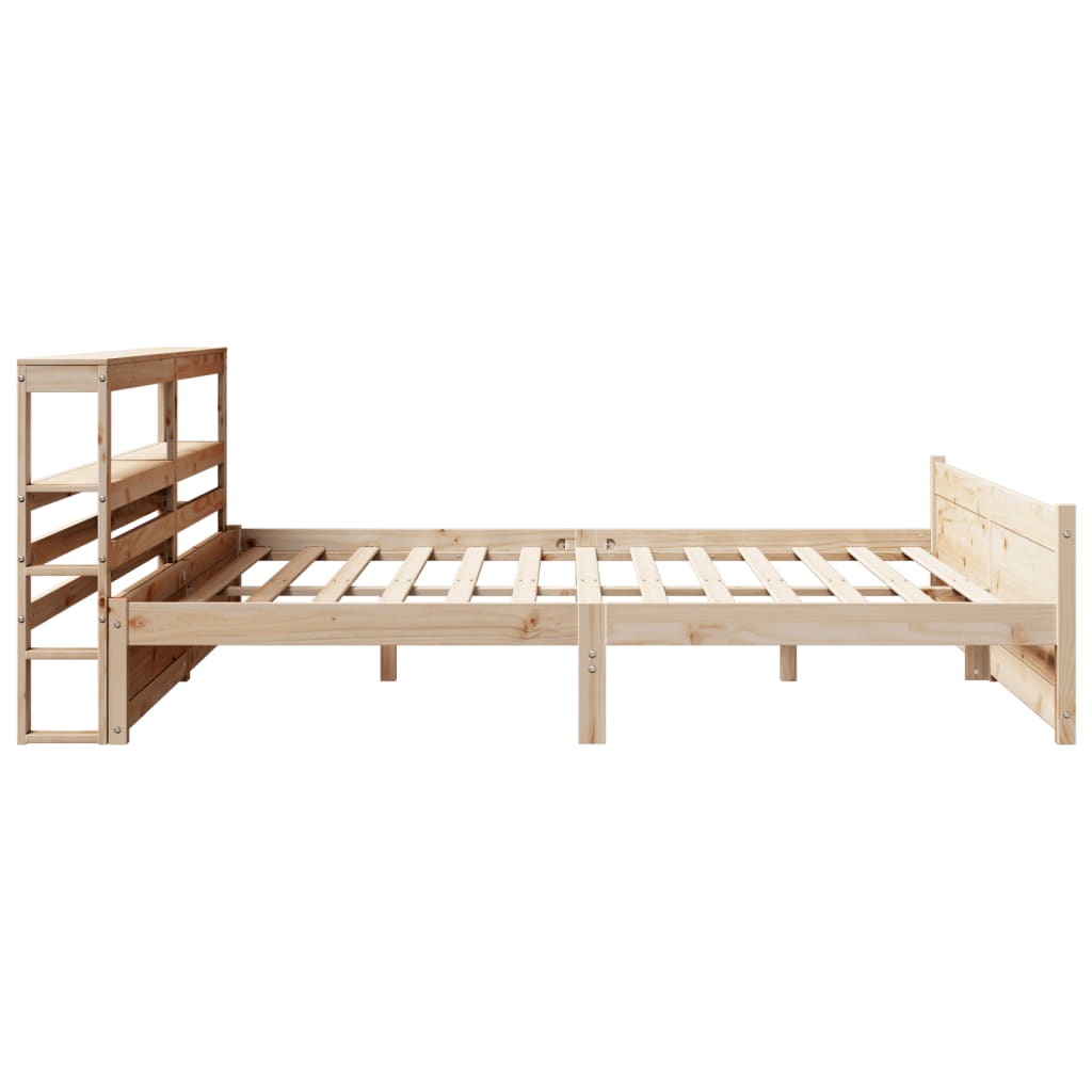 Bed Frame with Headboard without Mattress 180x200 cm Super King