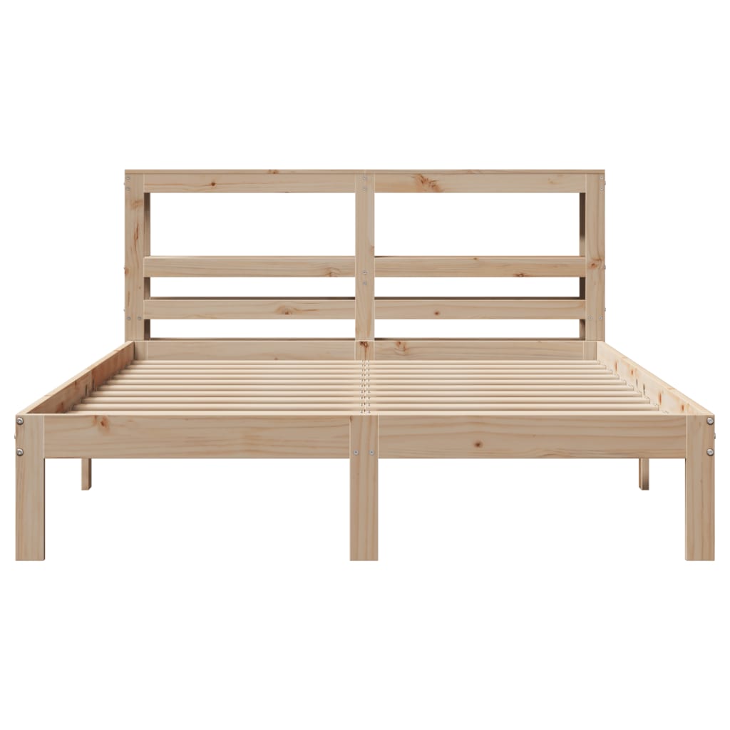 Bed Frame with Headboard without Mattress 140x200 cm