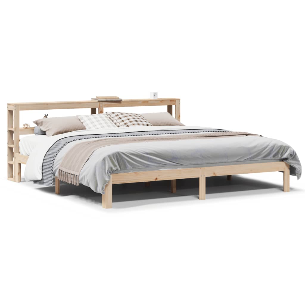 Bed Frame with Headboard without Mattress 180x200 cm Super King
