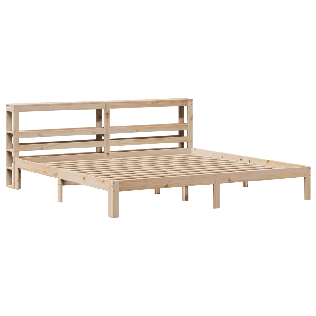 Bed Frame with Headboard without Mattress 180x200 cm Super King