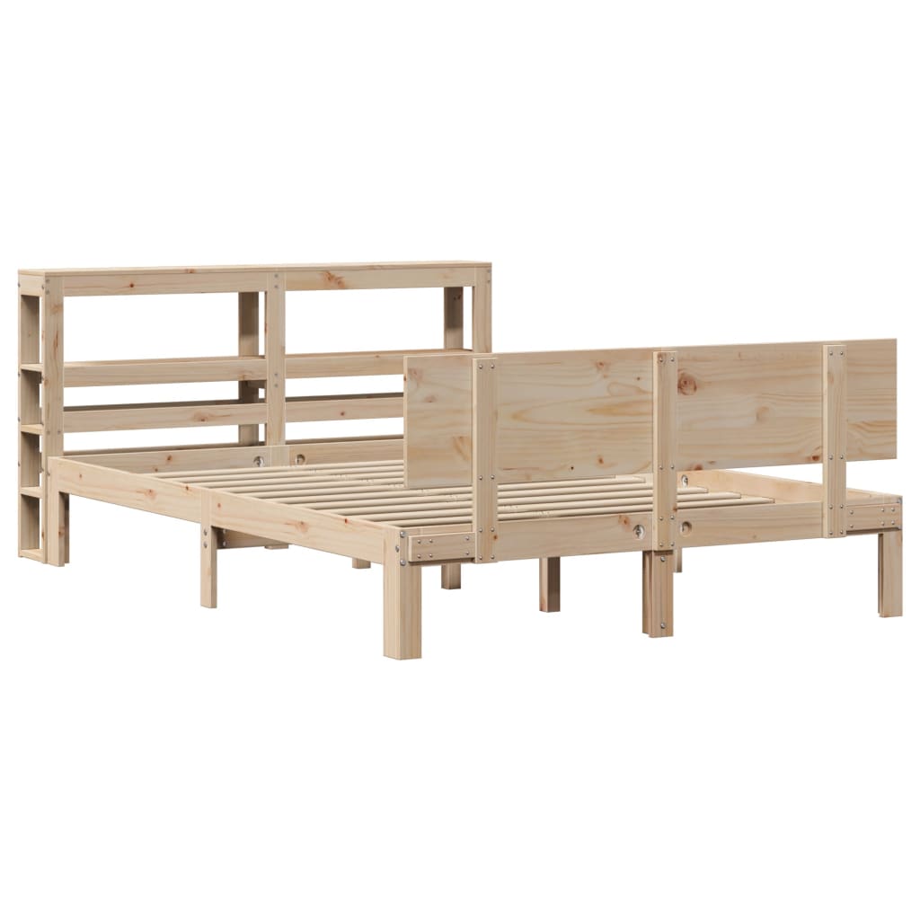 Bed Frame with Headboard without Mattress 120x200 cm