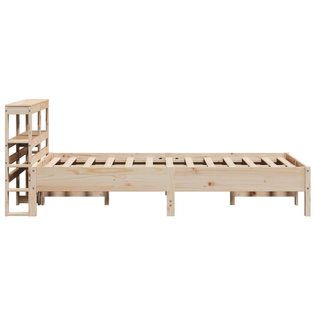 Bed Frame without Mattress 75x190 cm Small Single Solid Wood Pine