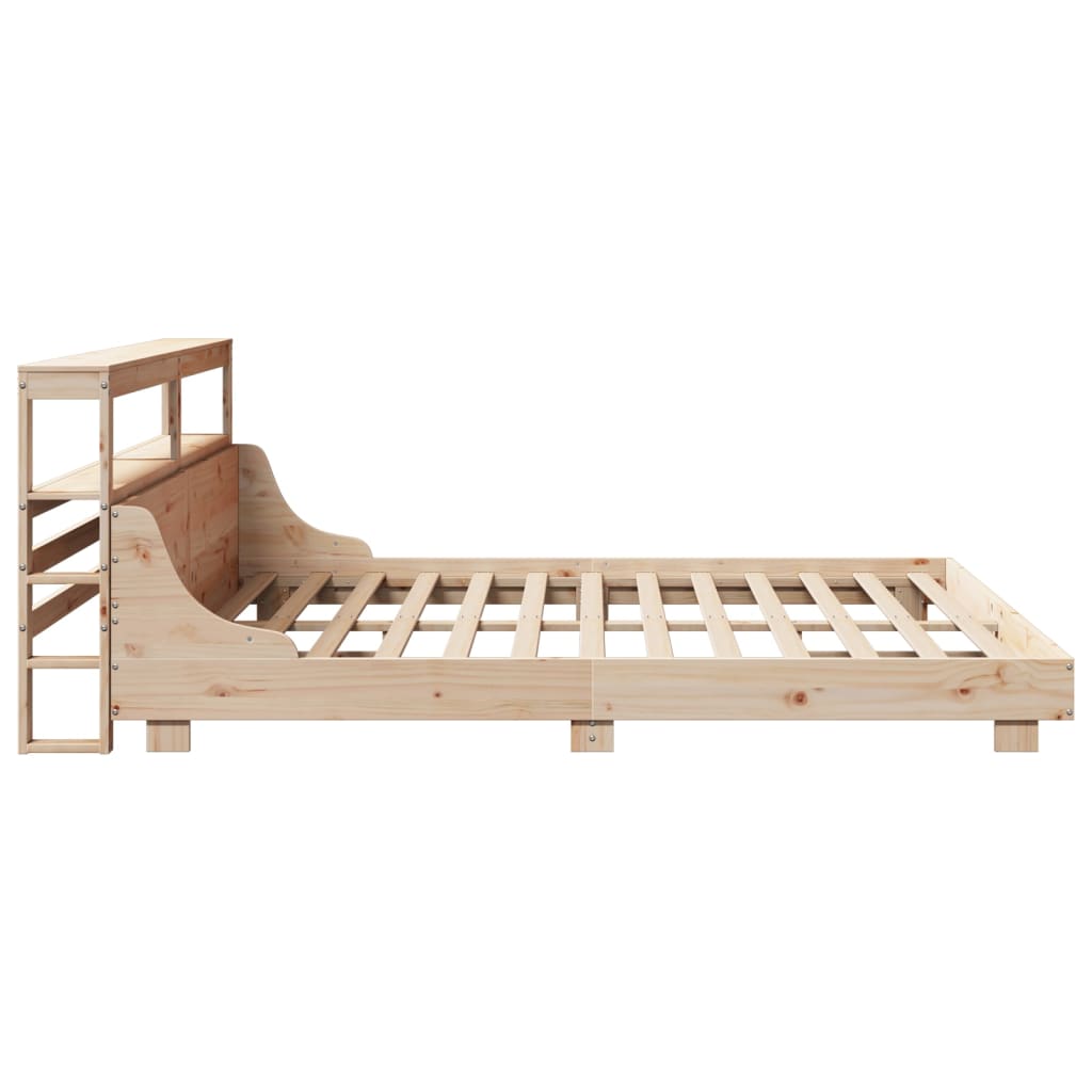 Bed Frame without Mattress 180x200 cm Super King Solid Wood Pine