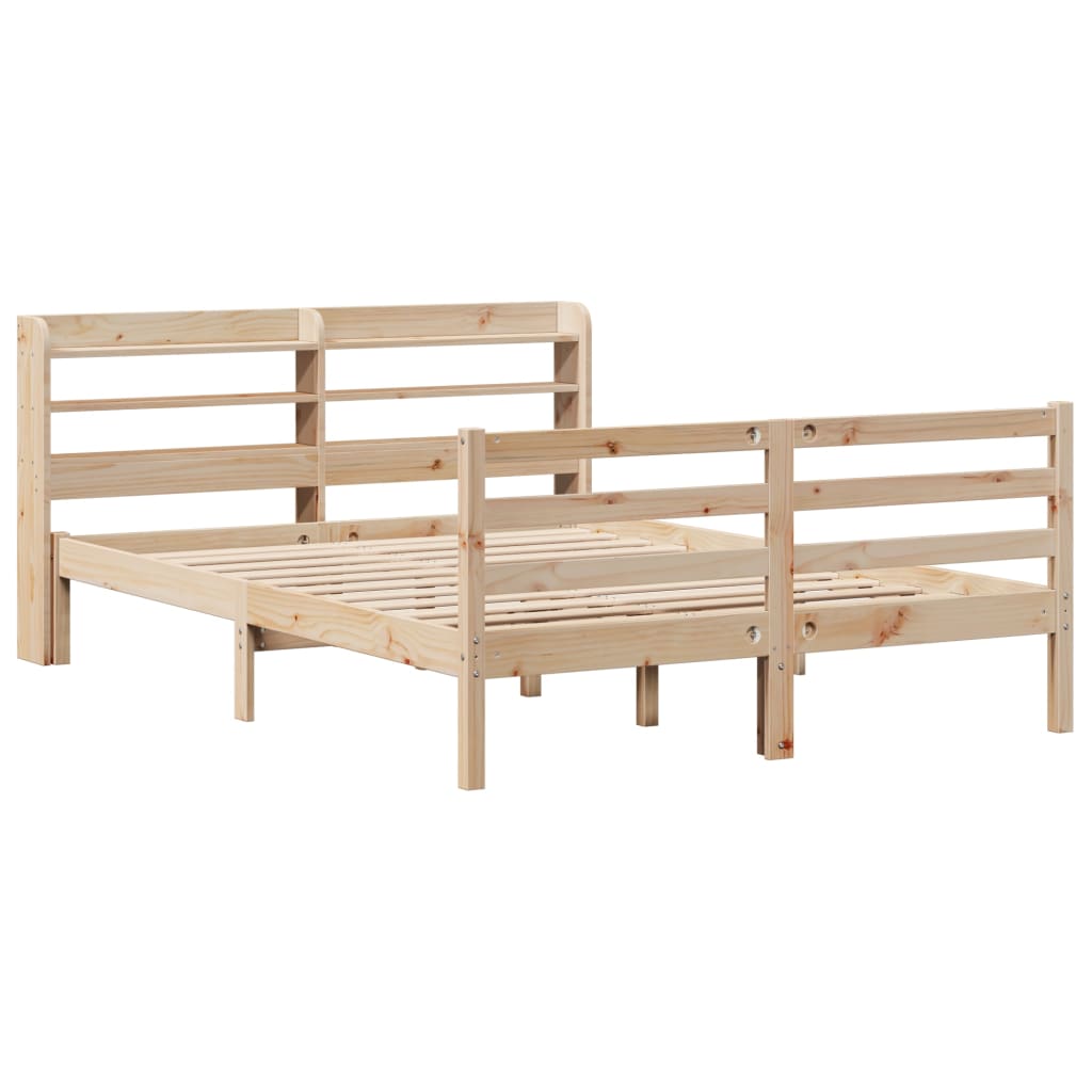 Bed Frame with Headboard without Mattress 120x200 cm