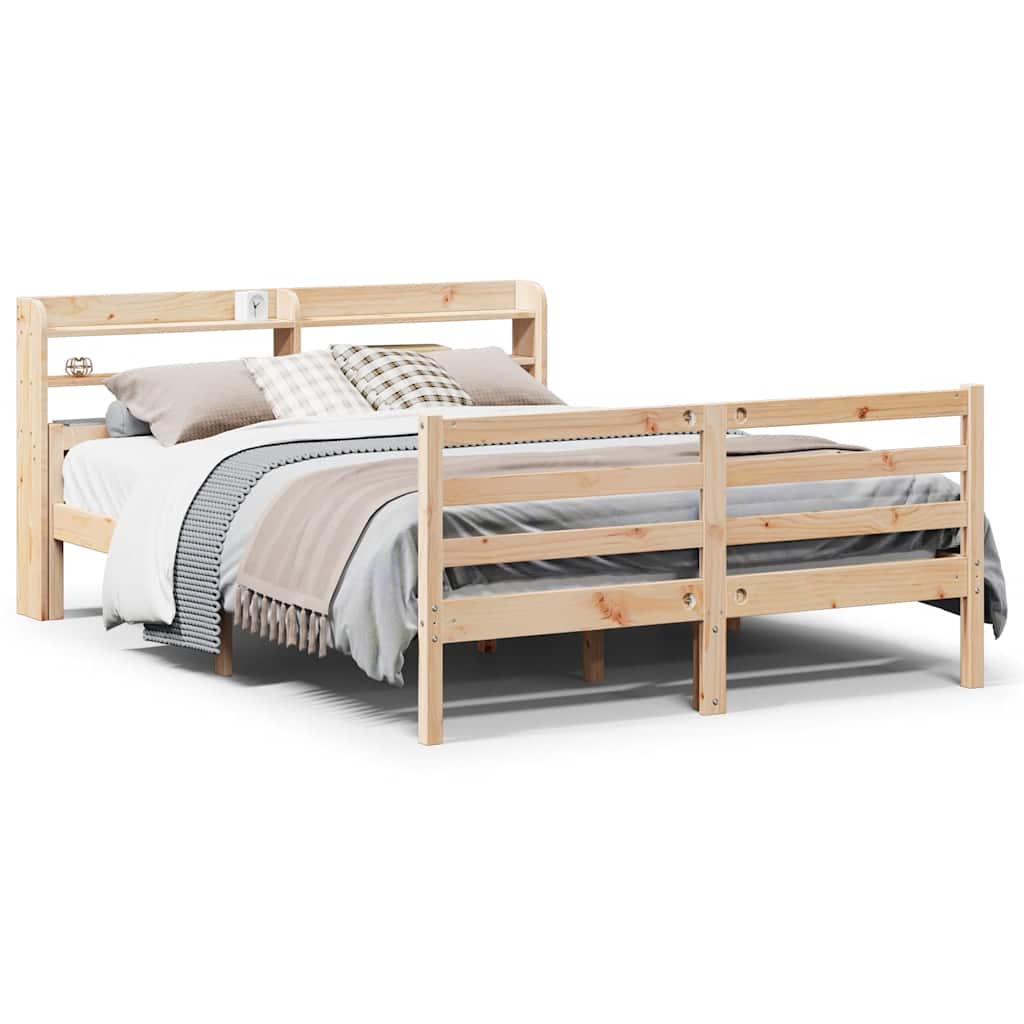 Bed Frame with Headboard without Mattress 160x200 cm