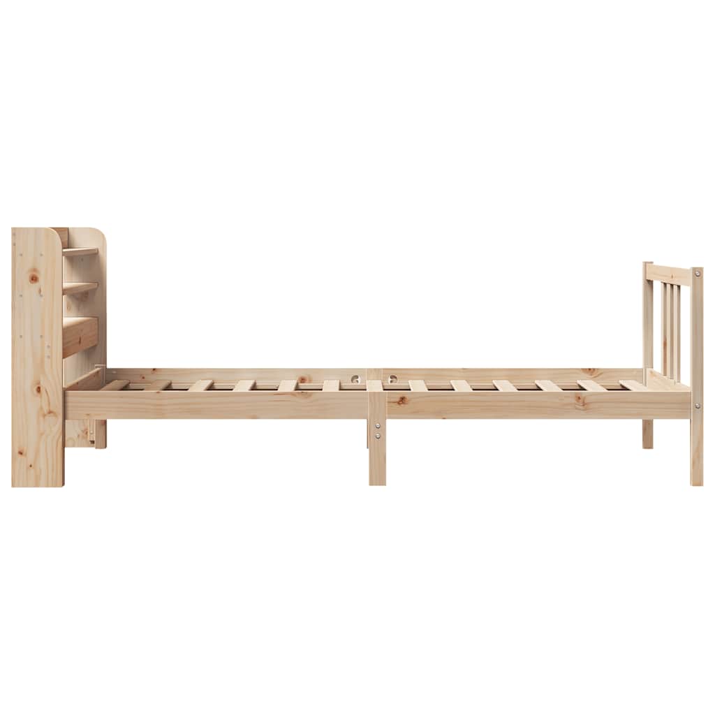 Bed Frame with Headboard without Mattress 90x190 cm Single