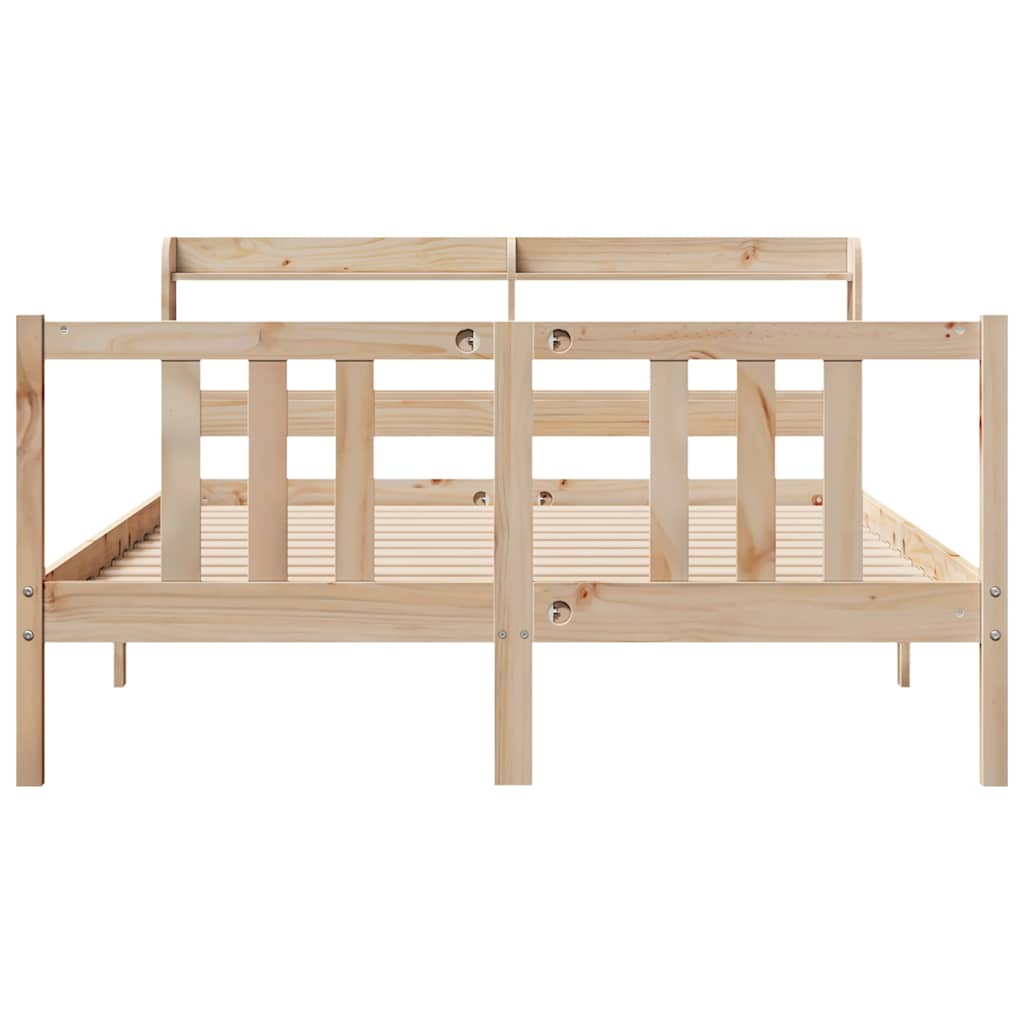 Bed Frame with Headboard without Mattress 120x200 cm