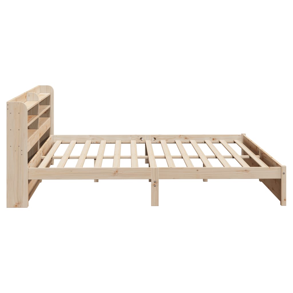 Bed Frame with Headboard without Mattress 200x200 cm