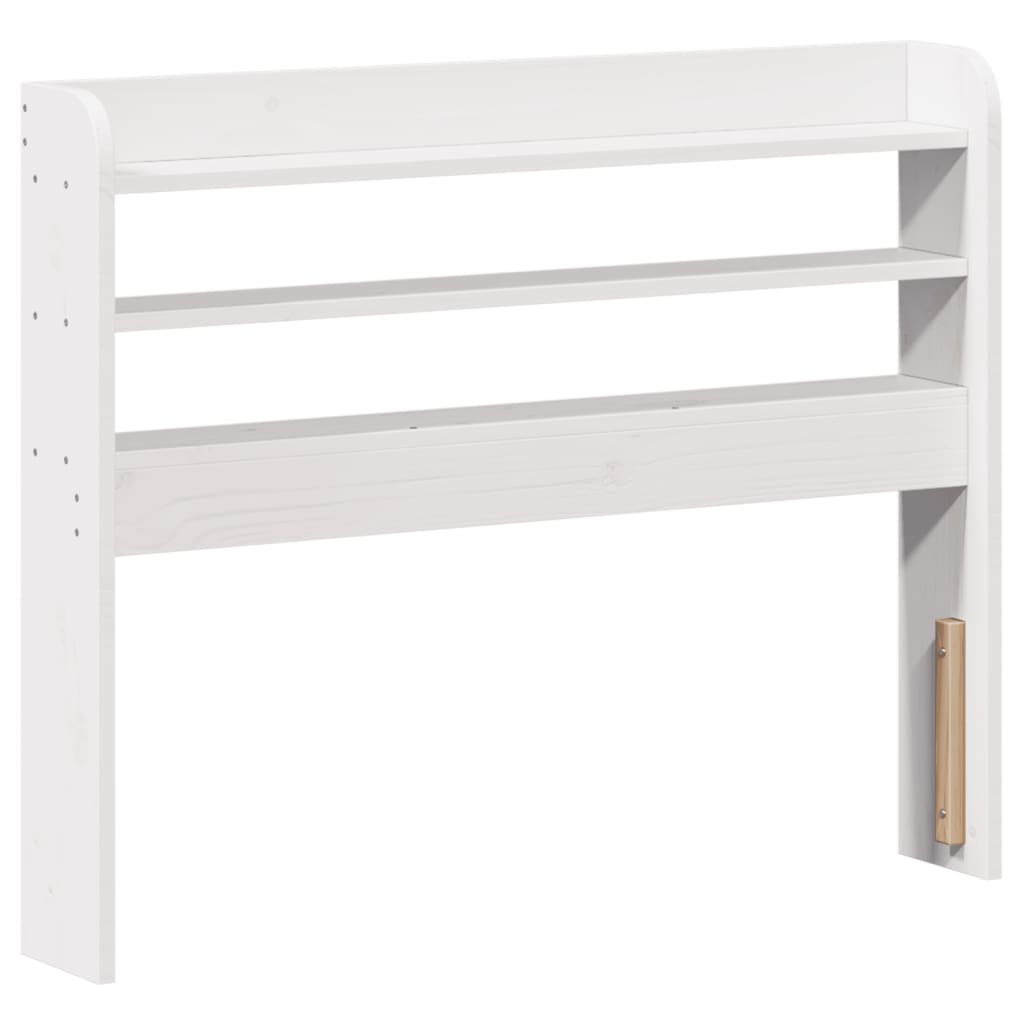 Bed Frame with Headboard without Mattress White 90x200 cm