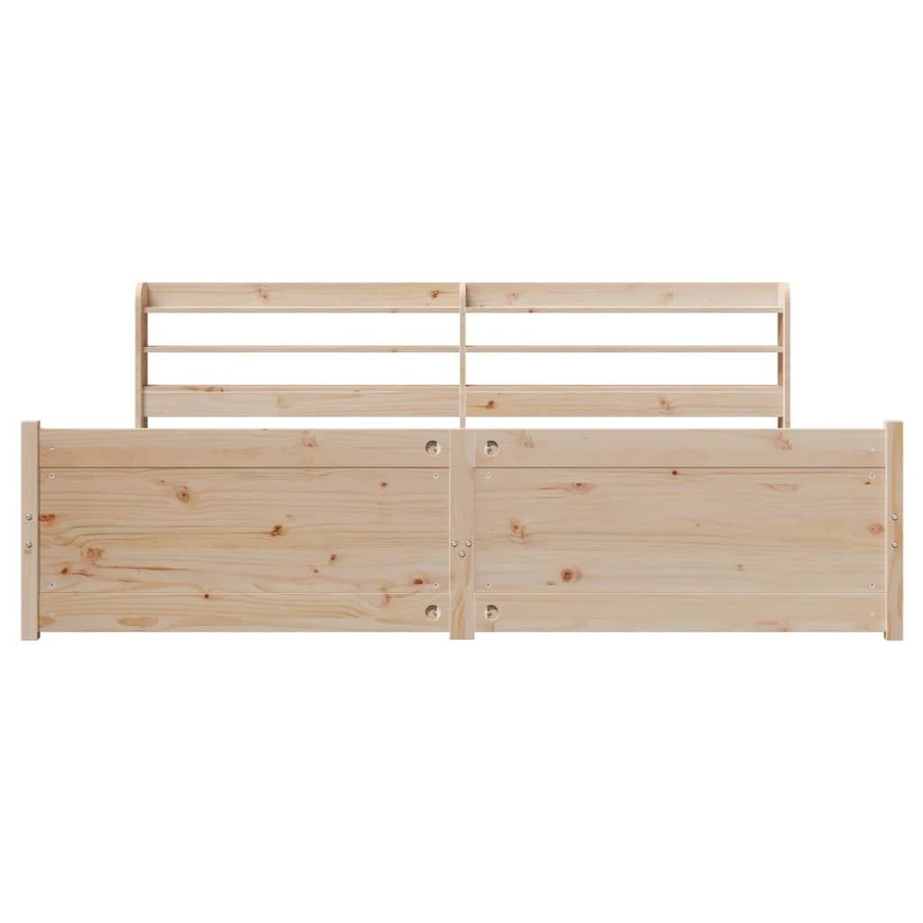 Bed Frame with Headboard without Mattress 180x200 cm Super King