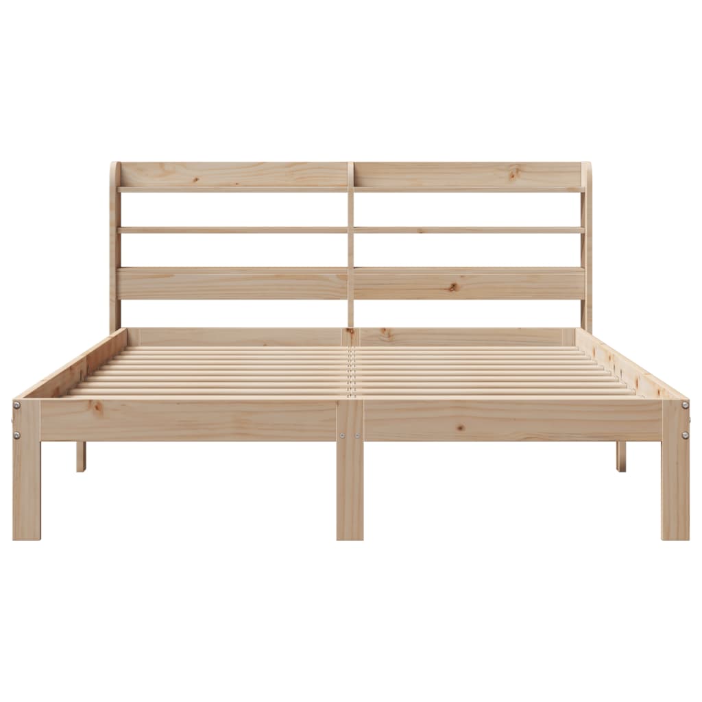 Bed Frame with Headboard without Mattress 120x190 cm Small Double