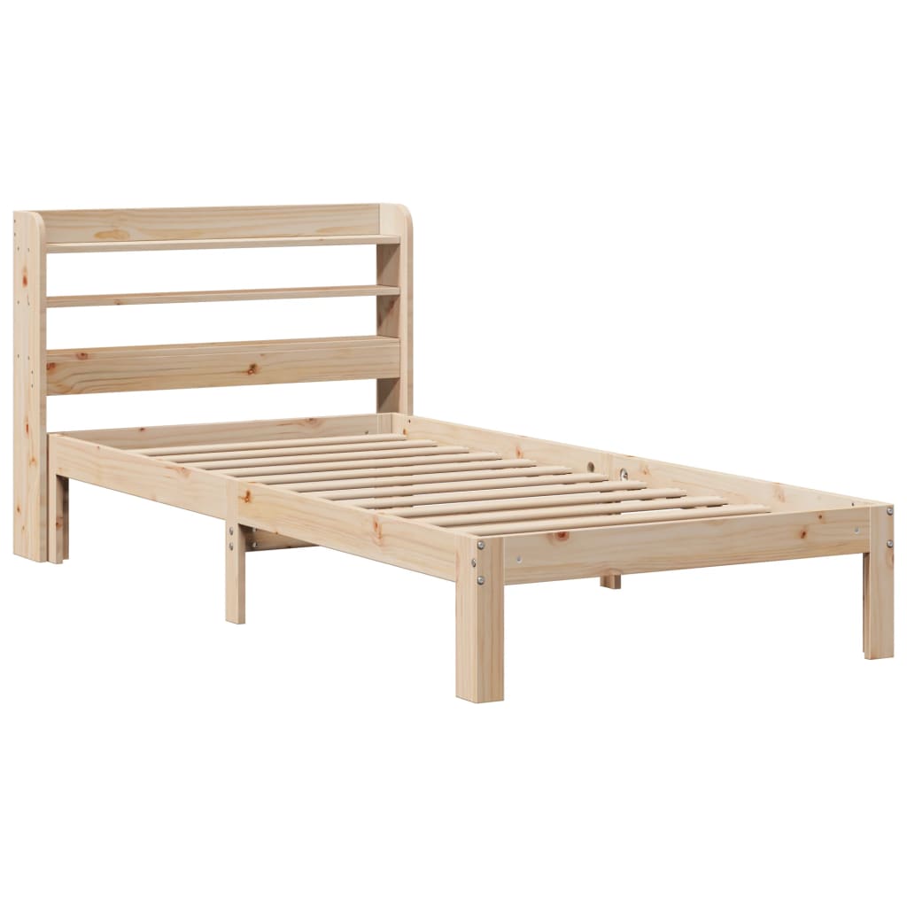 Bed Frame with Headboard without Mattress 90x200 cm