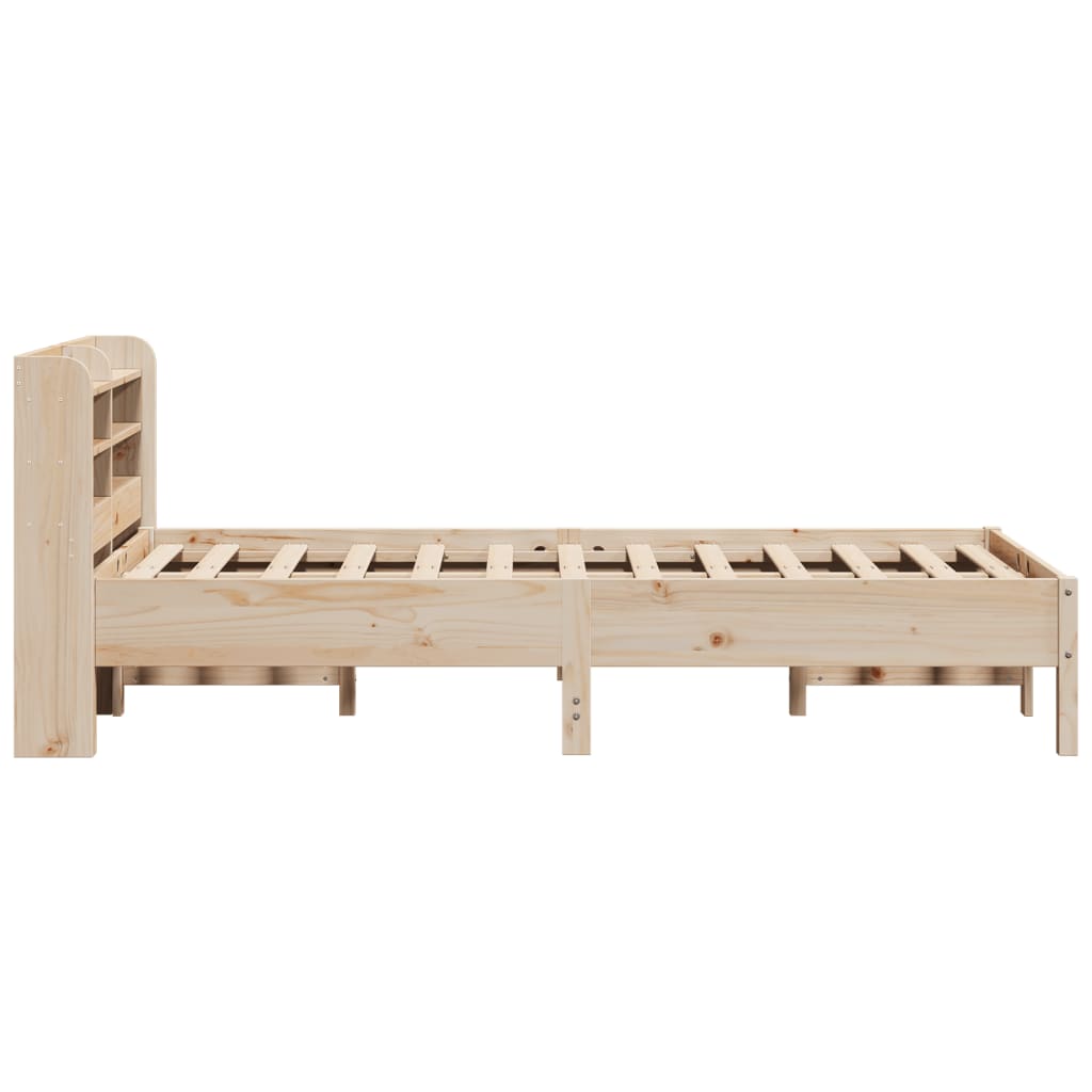 Bed Frame without Mattress 75x190 cm Small Single Solid Wood Pine
