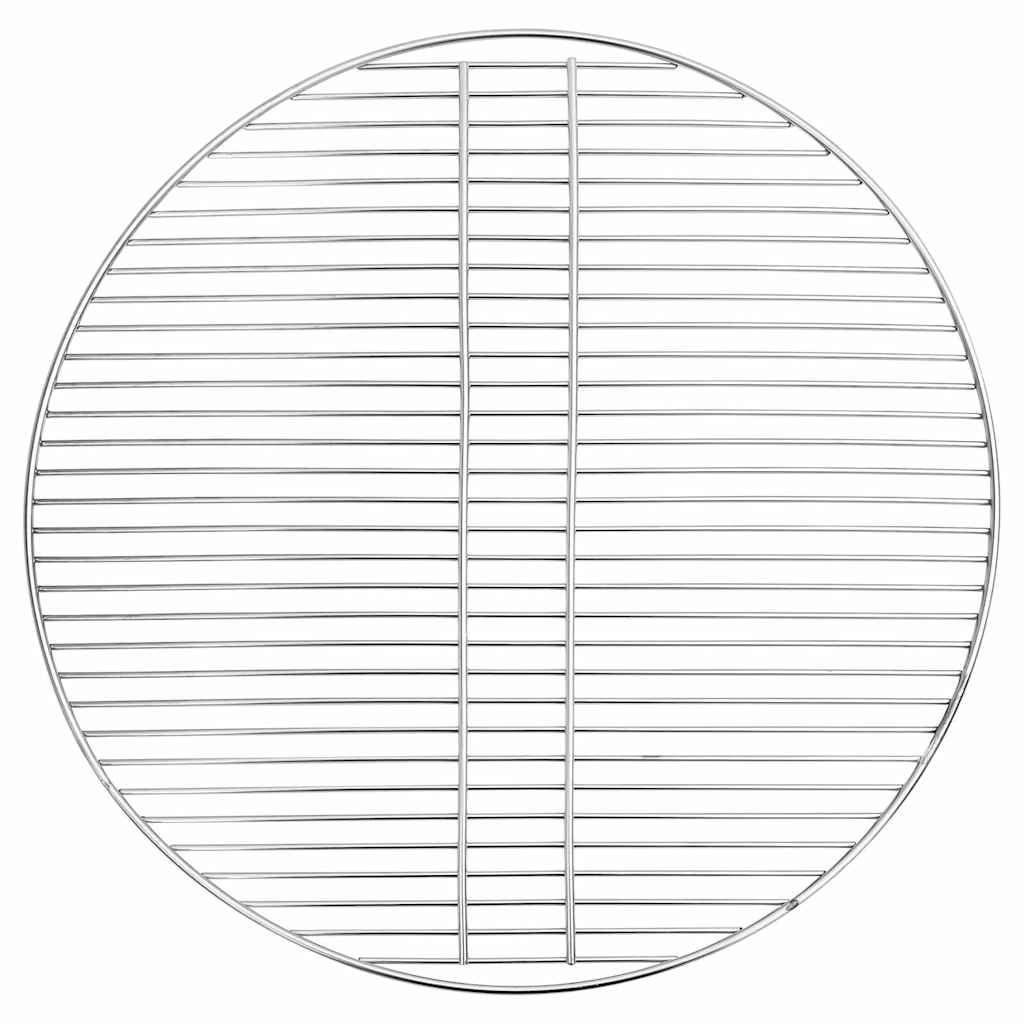 BBQ Grill Grate Silver 60 x 60 cm Stainless Steel