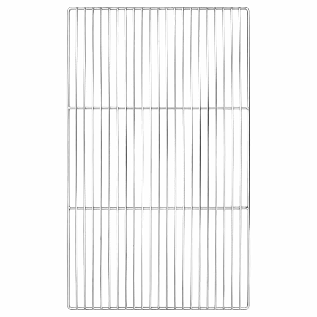 Grill Grate Silver 67 x 40 cm Stainless Steel