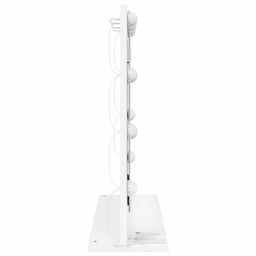 Vanity Mirror Engineered Wood And Glass