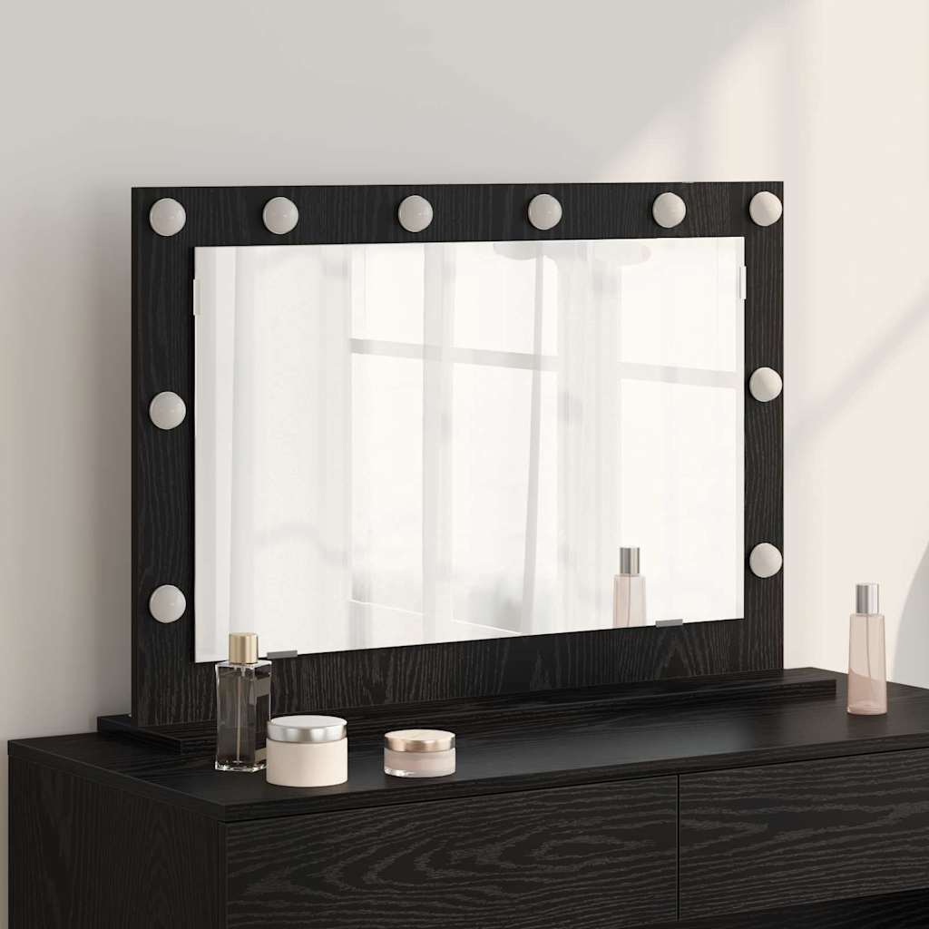 Vanity Mirror Engineered Wood And Glass
