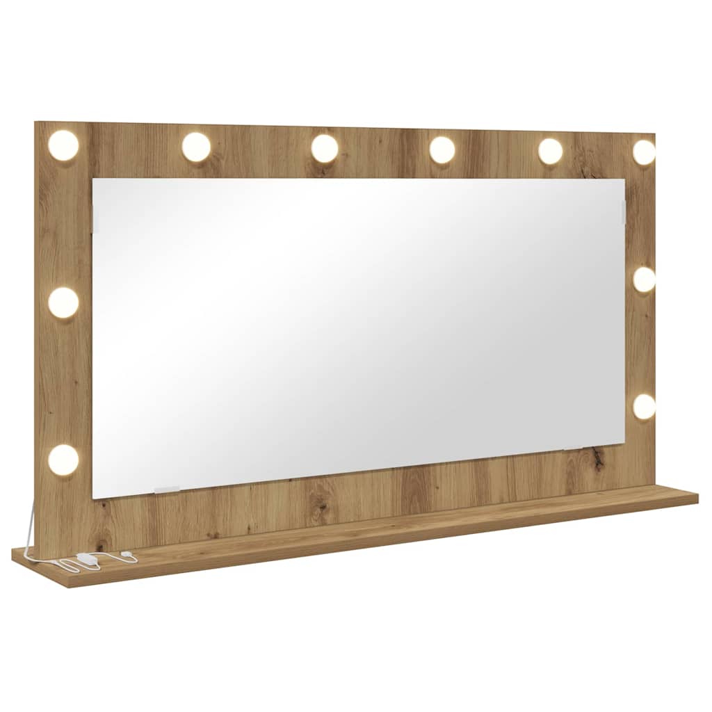 Vanity Mirror with Mirror Artisan Oak 100 x 55 x 18 cm