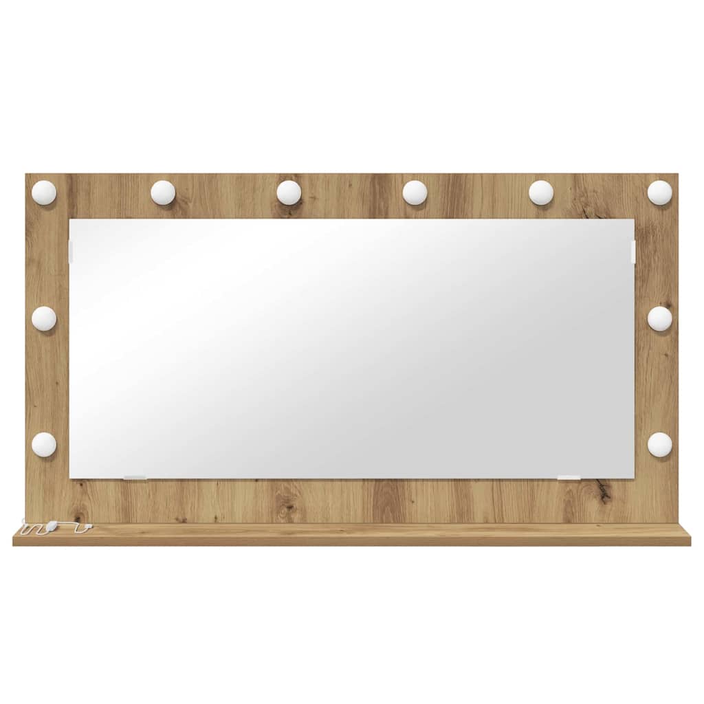 Vanity Mirror with Mirror Artisan Oak 100 x 55 x 18 cm