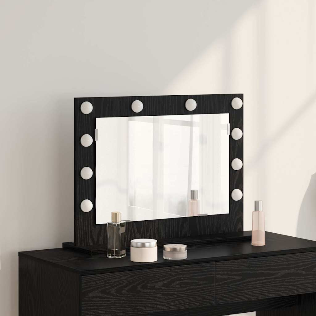 Vanity Mirror Engineered Wood And Glass