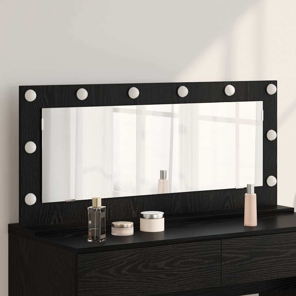 Vanity Mirror Engineered Wood And Glass