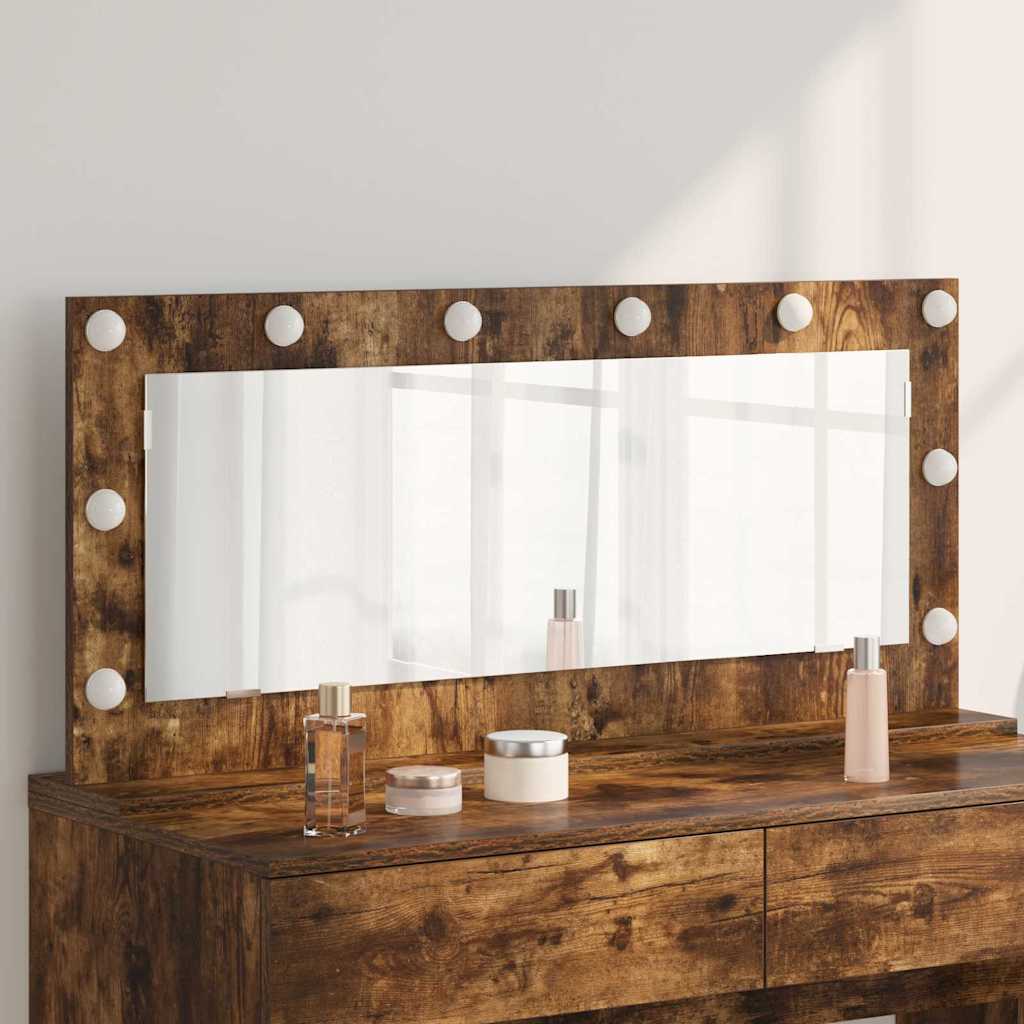 Vanity Mirror Engineered Wood And Glass