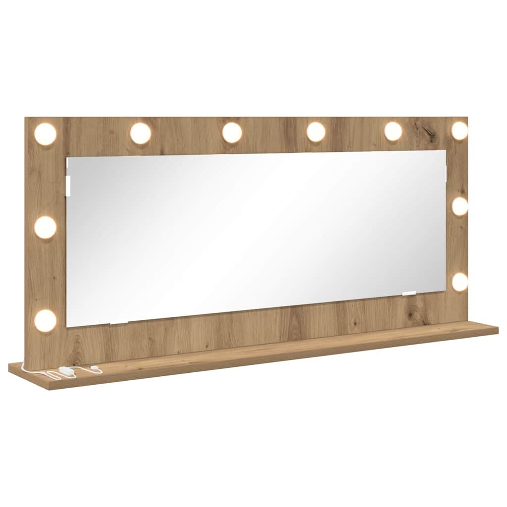 Vanity Mirror with Mirror Artisan Oak 100 x 45 x 18 cm