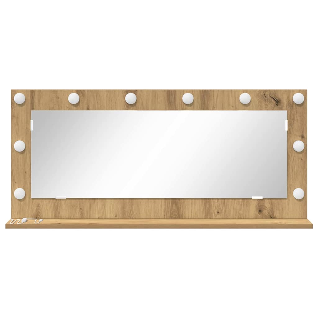 Vanity Mirror with Mirror Artisan Oak 100 x 45 x 18 cm