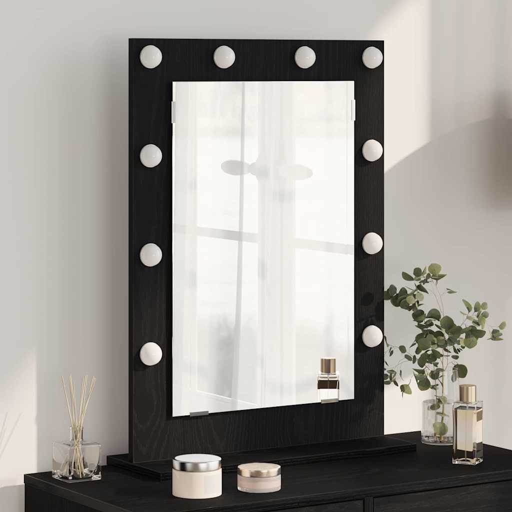 Vanity Mirror Engineered Wood And Glass