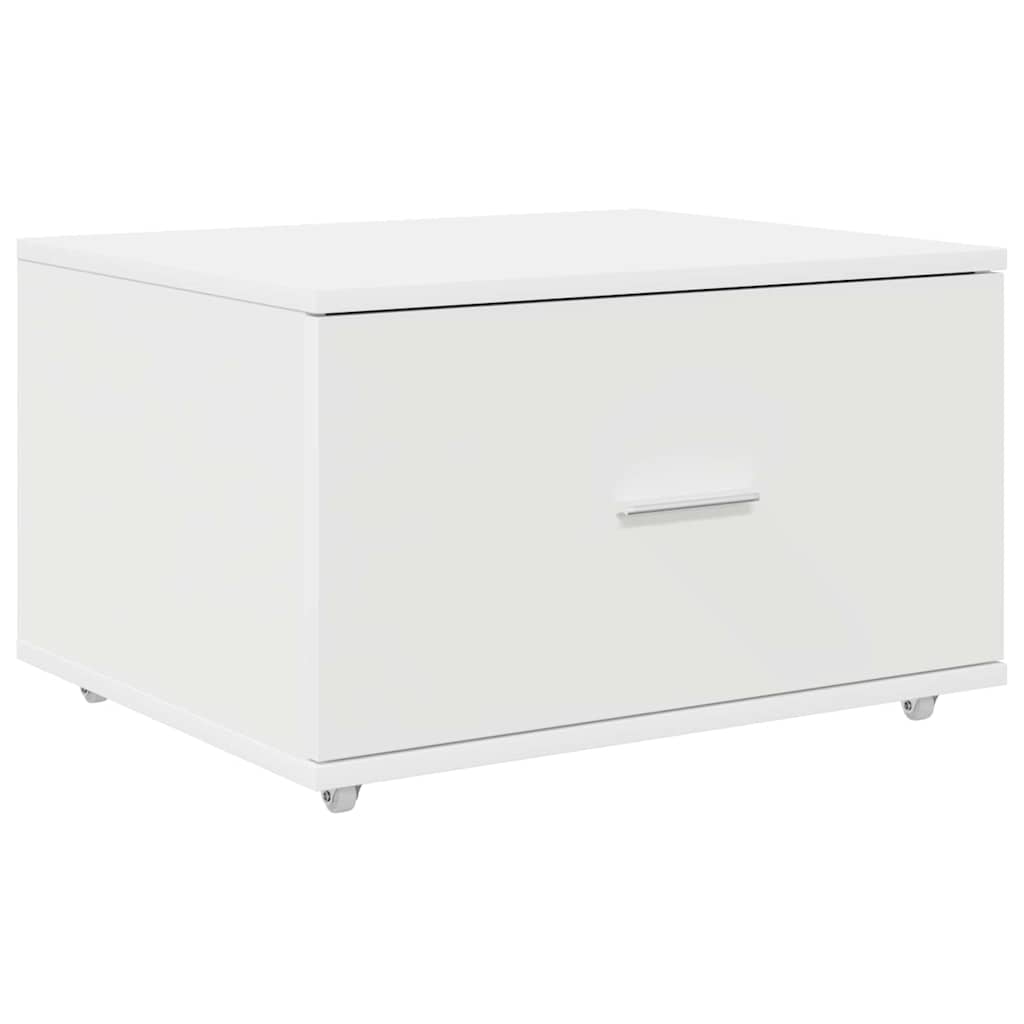 Drawer Cabinet White 55 x 45 x 33.5 cm Engineered wood