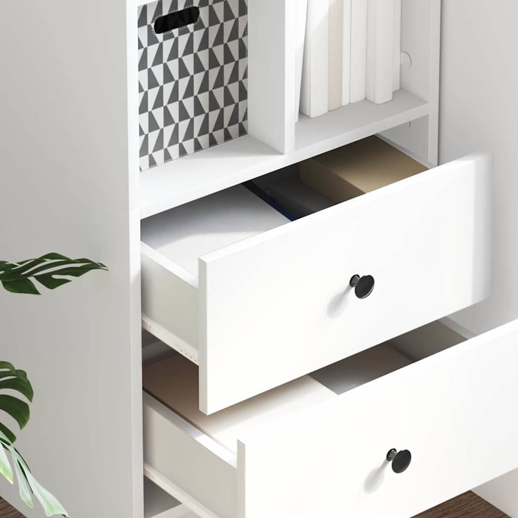 Highboard with Drawer White 45.5 x 34 x 127 cm Engineered wood