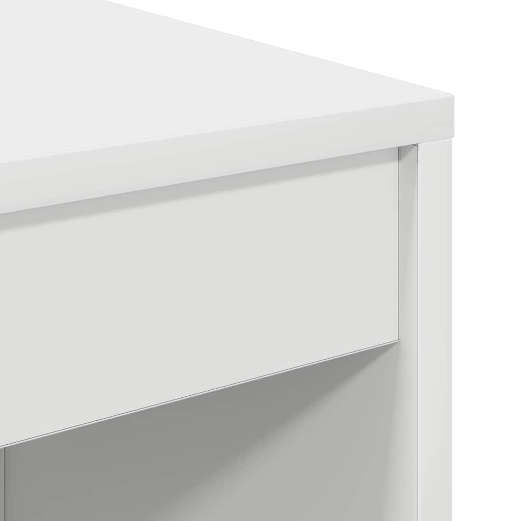 Desk White 100 x 40 x 76 cm Engineered wood
