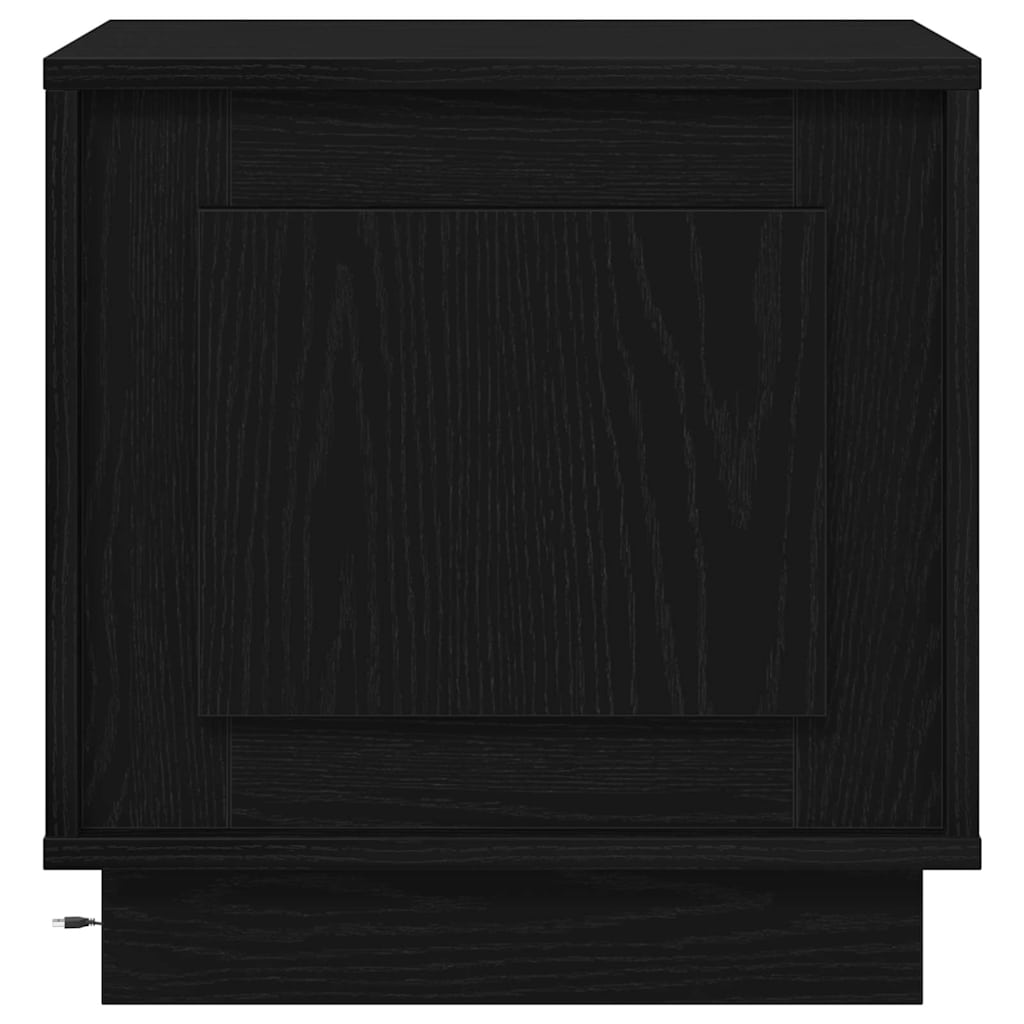 Bedside Cabinet 2 pcs Black 44 x 34.5 x 45 cm Engineered wood