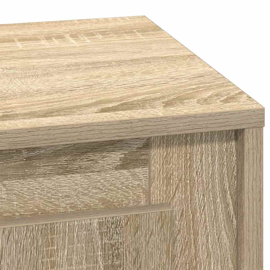 Bedside Cabinet Sonoma oak 44 x 34.5 x 45 cm Engineered wood