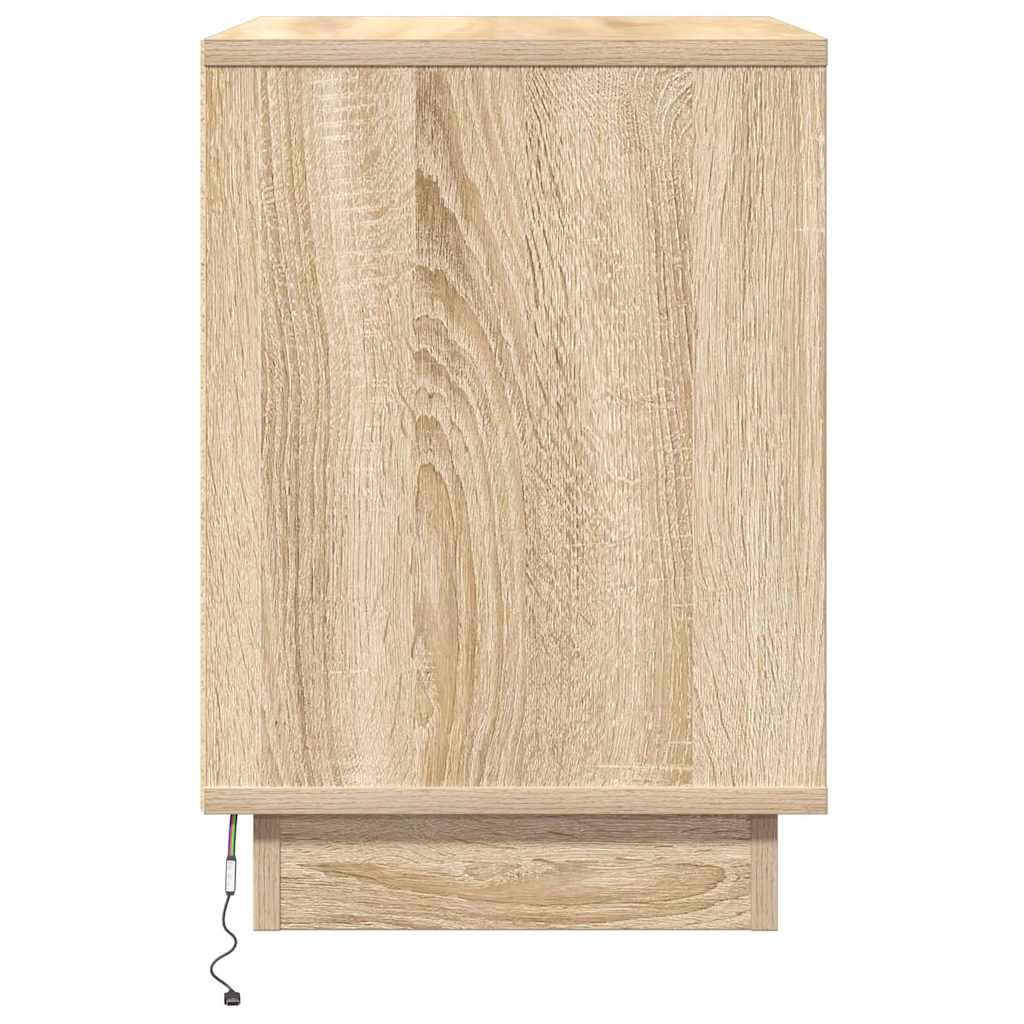 Bedside Cabinet with Drawer 2 pcs Sonoma oak 50 x 34.5 x 50 cm
