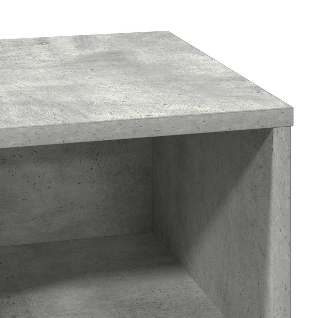 Bedside Cabinet Concrete grey 50 x 34.5 x 50 cm Engineered wood