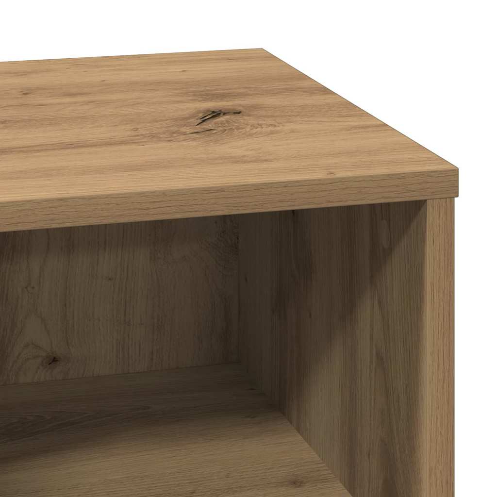 Bedside Cabinet with Drawer 2 pcs Artisan oak 50 x 34.5 x 50 cm