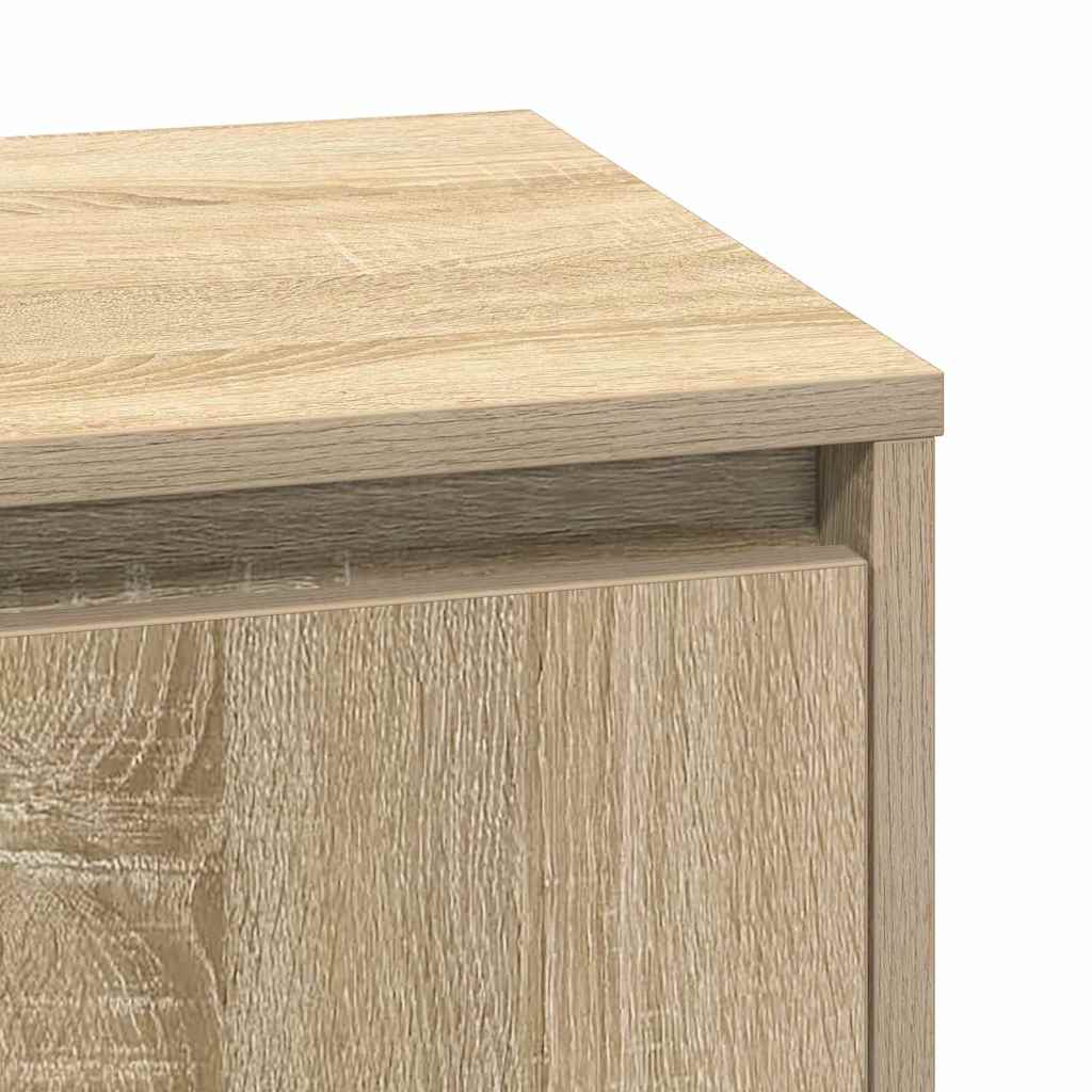 Bedside Cabinet Sonoma oak 39 x 34.5 x 50 cm Engineered wood