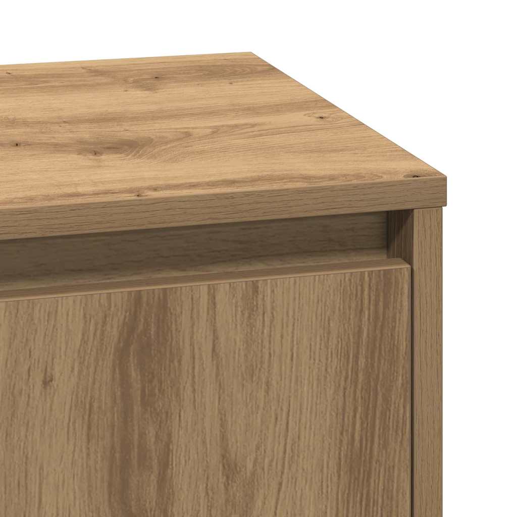 Bedside Cabinet Artisan oak 39 x 34.5 x 50 cm Engineered wood