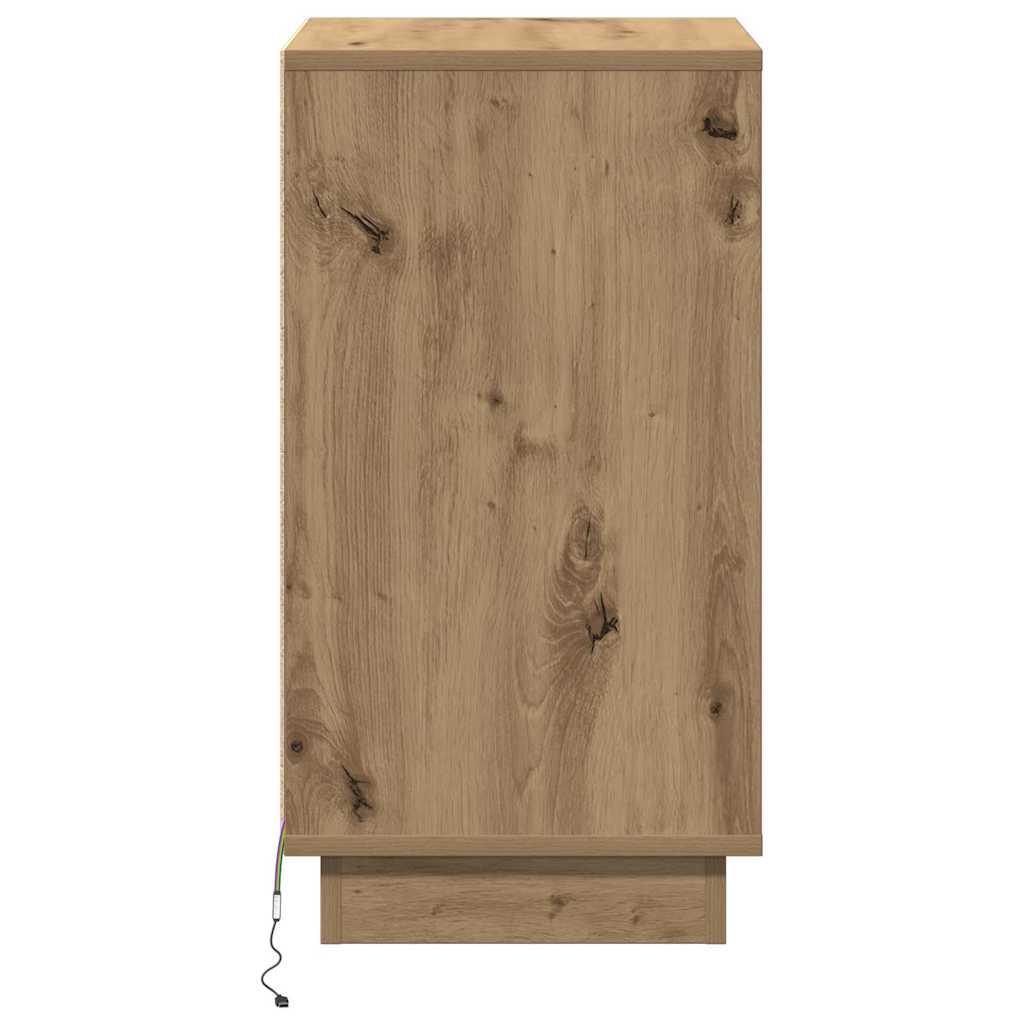 Bedside Cabinet Artisan oak 39 x 34.5 x 65 cm Engineered wood