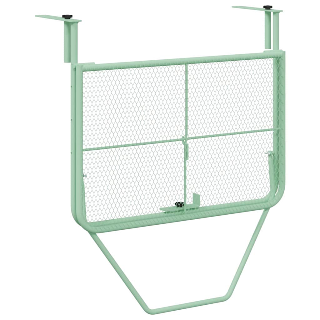 Hanging Balcony Table Mint green 60 x 39 x 65 cm Steel