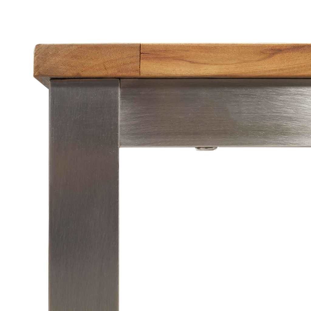 OutdoorDiningTable Brown 200x90x75cm SolidAcaciawood